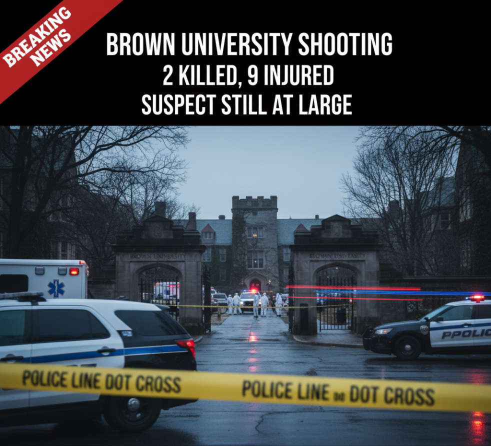 Brown University Shooting: 2 Killed, 9 Injured – Suspect Still at Large