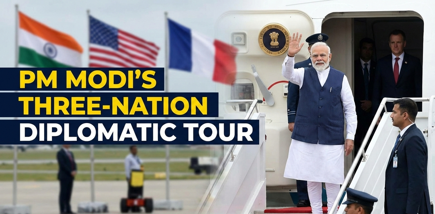 PM Modi’s 3 Nation Tour : India Strengthens West Asia & Africa