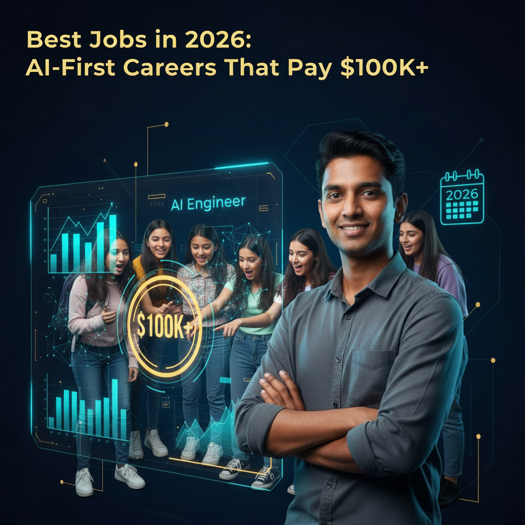 Best Jobs in 2026 : AI-First Careers That Pay $100K+