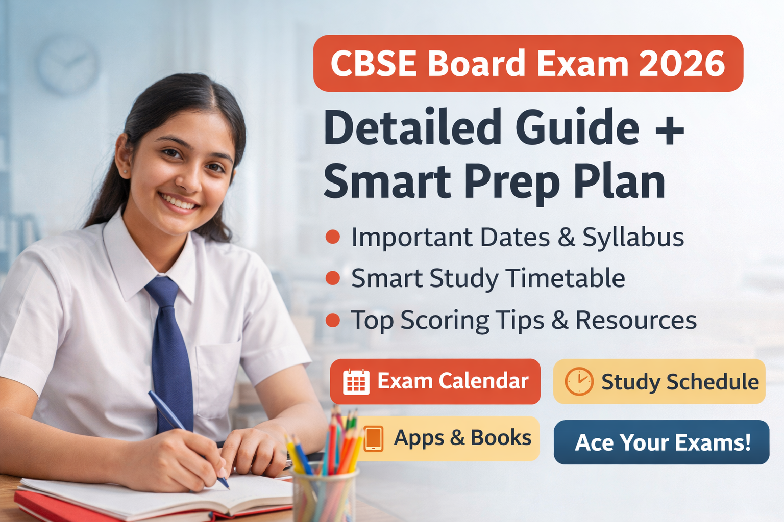 CBSE Board Exam 2026 Date Sheet + Prep Guide