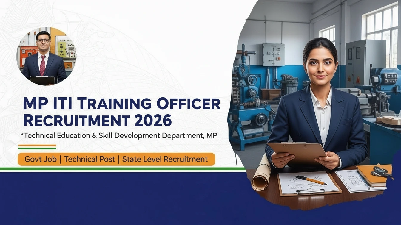 MP ITI TRAINING OFFICER 2026
