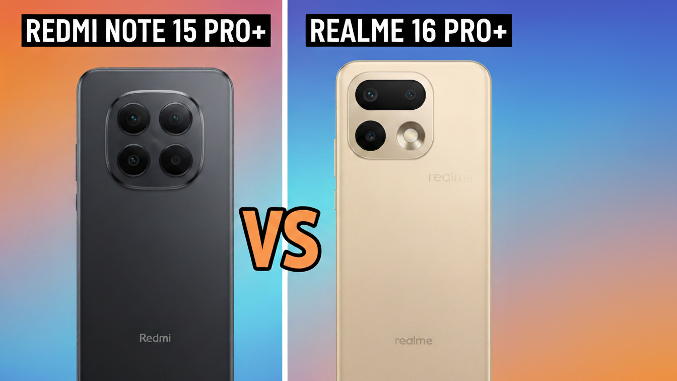 Redmi Note 15 Pro+ vs. Realme 16 Pro+: The ₹30,000 Showdown