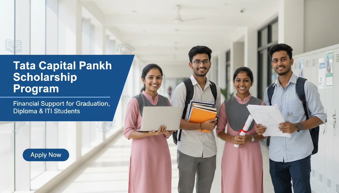 Tata Capital Pankh Scholarship Program for General Graduation / Polytechnic / Diploma / ITI Students 