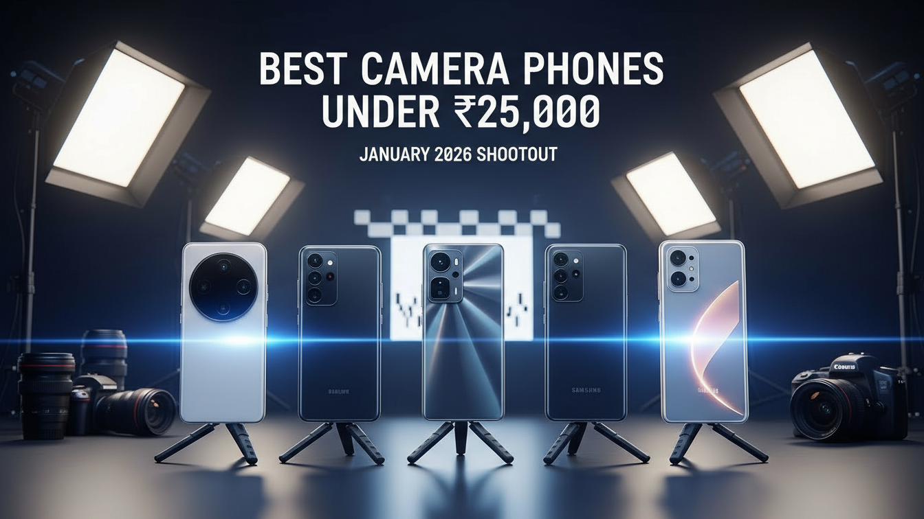Top 5 Best Camera Phones Under ₹25,000 (January 2026 Edition)