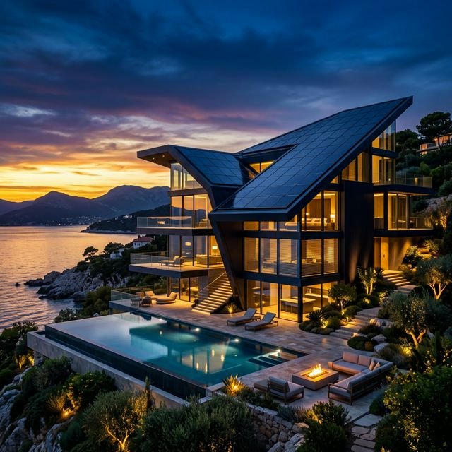 Futuristic Solar Home