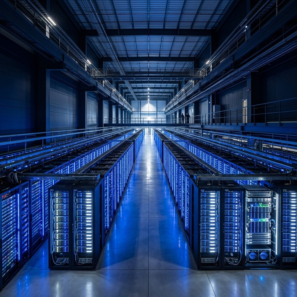 Futuristic AI Data Center