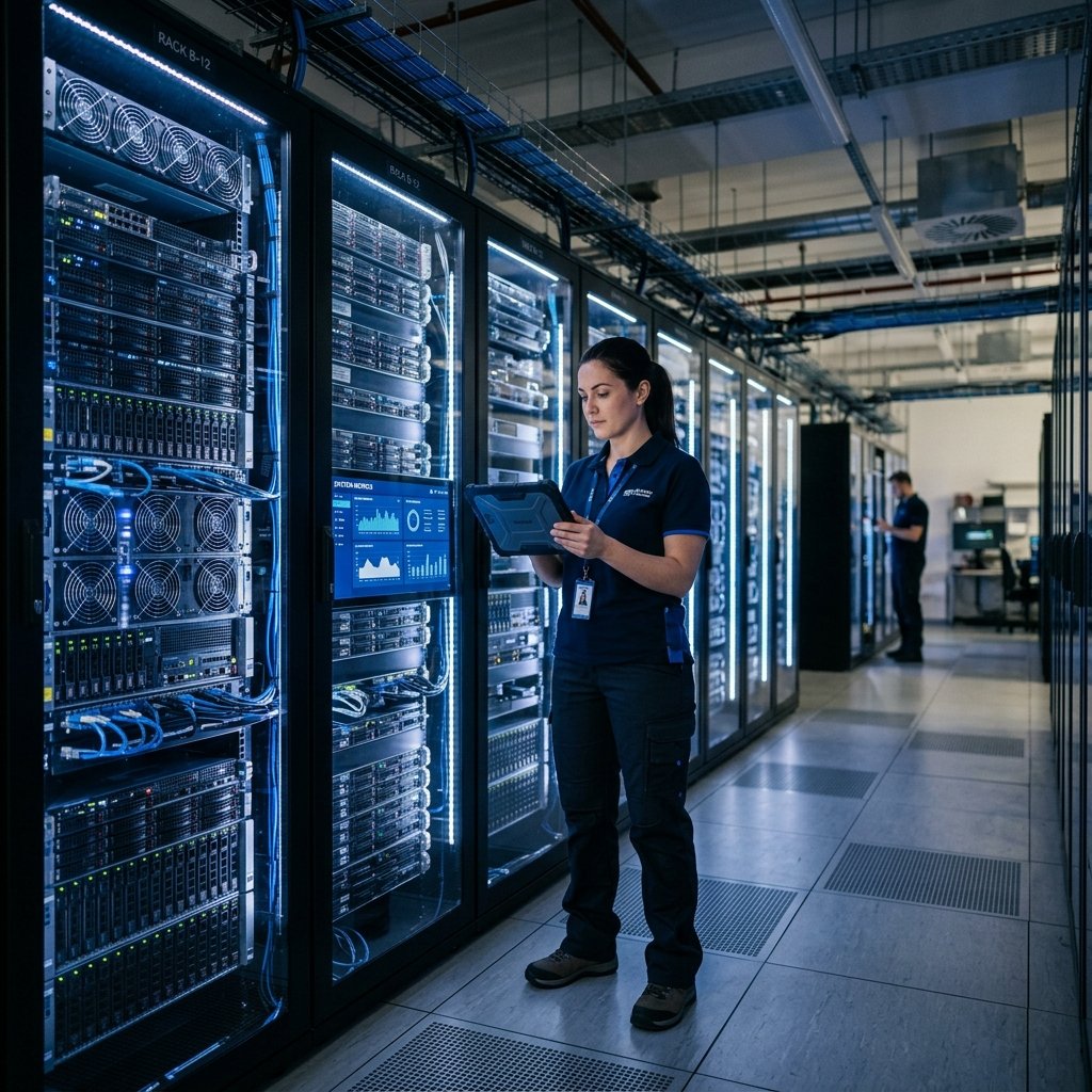 Engineer at Server Rack