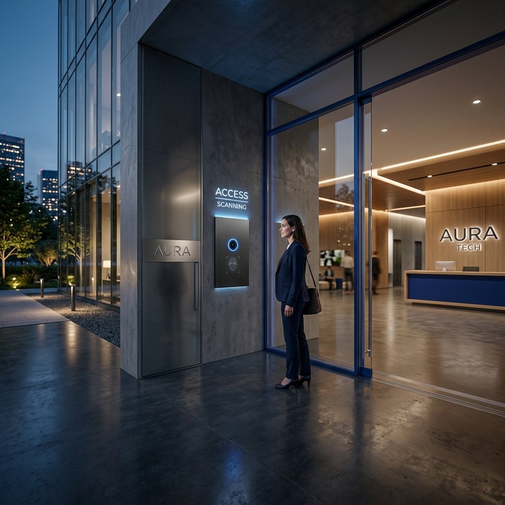 Futuristic Security Entrance