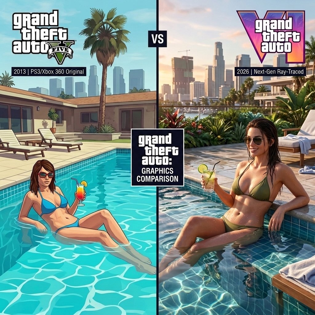 GTA 5 vs GTA 6 Character Comparison